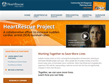 Tablet Screenshot of heartrescueproject.com